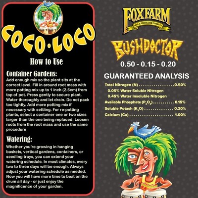 FoxFarm Coco Loco Potting Mix, 2cu ft (Pack of 10) | eBay
