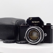 Nikon F Photomic FTN Black Nikkor S Auto 50mm f/1.4 Case All works JAPAN N mint
