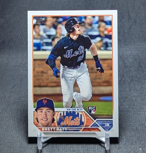 Brett Baty Rookie RC 2023 Topps Series 1 Baseball Card #89 New York Mets - Picture 1 of 2