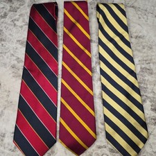 Lot of 3 Vtg Brooks Brothers Makers Striped Silk Ties Made In USA