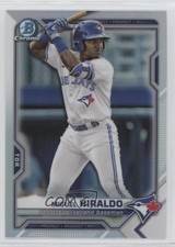 2021 Bowman Draft Chrome Refractor Miguel Hiraldo #BDC-98 11b4