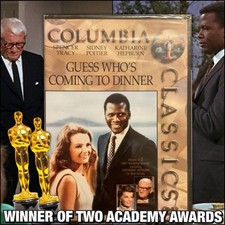 Guess Who's Coming to Dinner DVD, 1967 Sidney Poitier, Katharine Hepburn NEW
