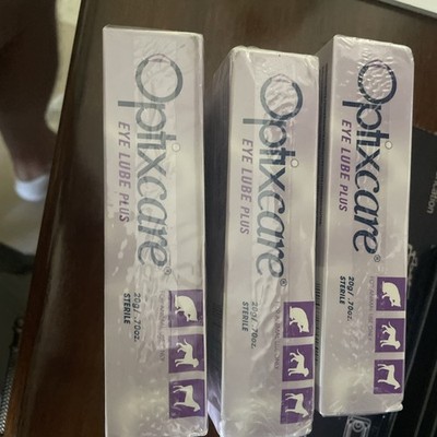 Optixcare Pet Eye Lube Plus + 20gPurple  9 Tubes For Dog/Cat/horses(3 PACK) New