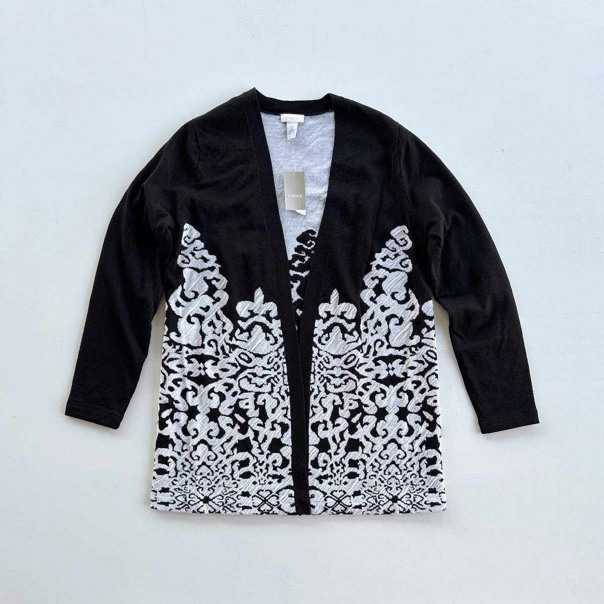 Pull-cardigan à imprimé floral et lurex Femme, Rose | Milano