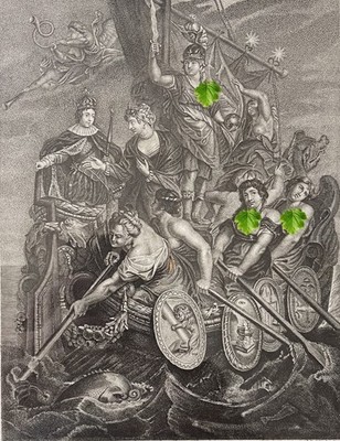 Rubens Die Mehrheit́ De Louis XIII De Marie De Medici Lithografie C 1868