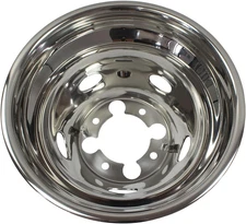 17 Inch 8 Lugs 5 Hand Holes Stainless Steel Wheel Simulators for 2003-2021 Do...