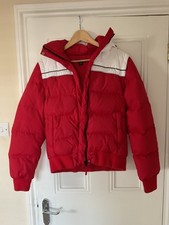 H&M LOGG Sport womens ski jacket detachable hood/sleeves  - size S - some marks 