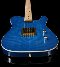 UPGRADED NEW MAPLE FLAMED SOLID 6 STRING VINTAGE TELE STYLE ELECTRIC GUITAR