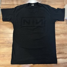 Nine Inch Nails NIN Now Im Nothing Faded Black Vintage T Shirt FOTL L Reznor