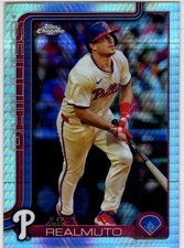 2025 Topps Chrome Baseball J.T. Realmuto No. 2 Philadelphia Phillies