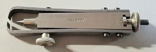 GERMAN VINTAGE RARE ST. STEEL ROLLER & HAND REMOVER WATCHMAKER'S BENCH TOOL