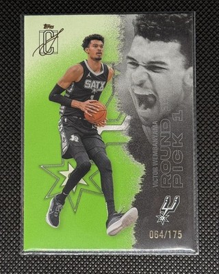 2026 Topps Signature Class Victor Wembenyama Lime Green 064/175 Spurs #55 SP