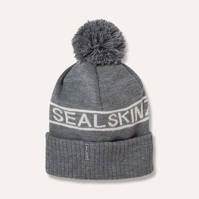 SealSkinz Heacham Cold Icon Weather Bobble Hat - wasserdichte Bommelmütze