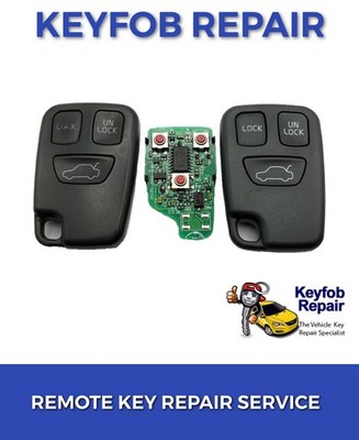 Volvo 850 960 S80 S90 V90 Auto 3 Tasten Smart Fernbedienung Schlüssel Gehäuse Schale Reparatur Reparatur