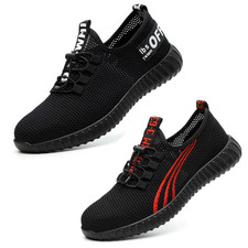 Mens Womens Lightweight Safety Shoes Steel Toe Cap Work Boots Trainers Hiking