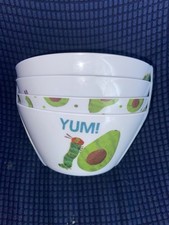The Very Hungry Caterpillar Eric Carle Children's Bowls Set of 4  2 Plates