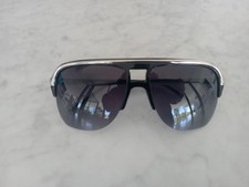 SAMA Eyewear Men's Sunglasses Model FLY In BLACK and SILVER Color Combination