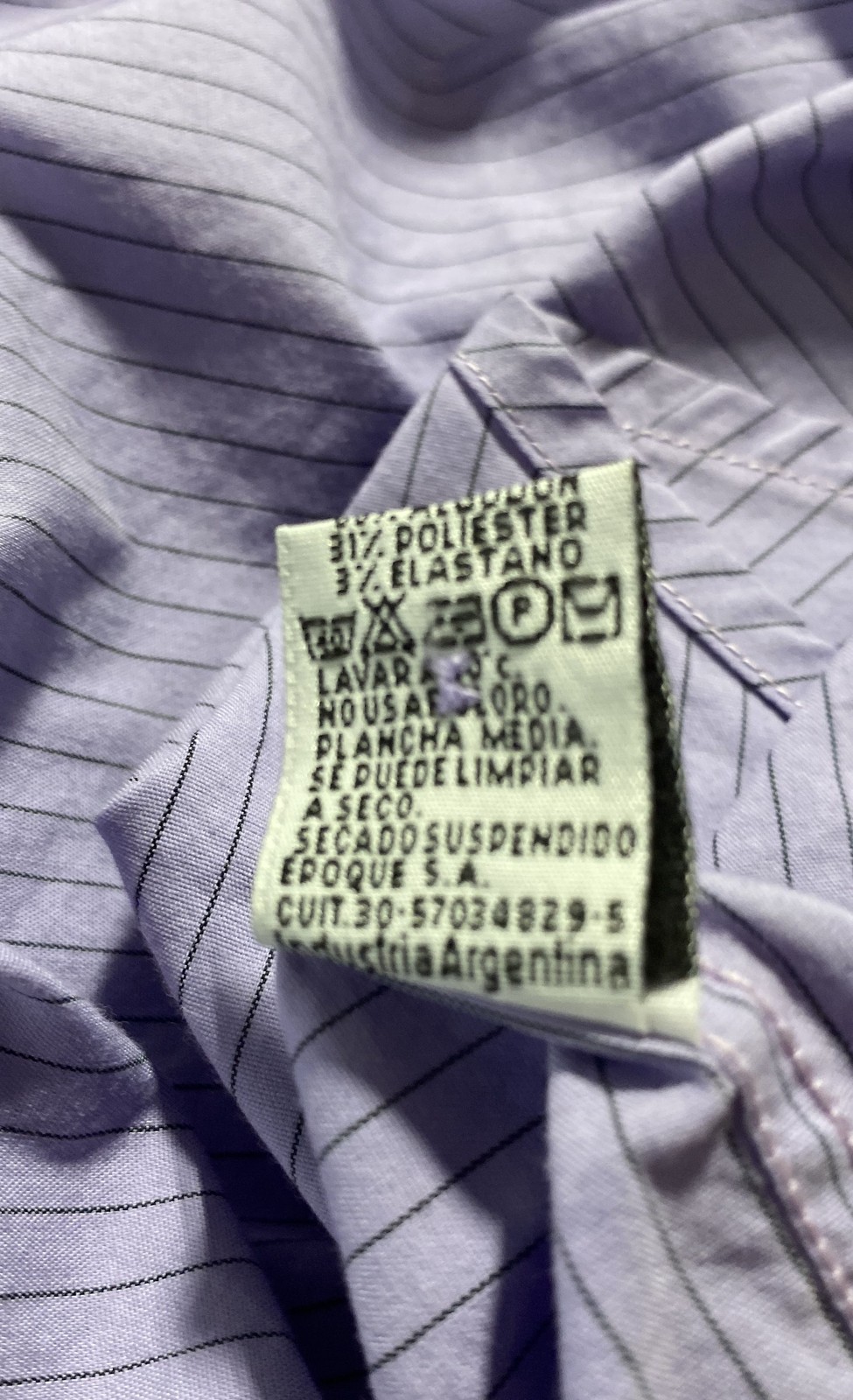 SAINT LAURENT Camicia blu YSL taglia media