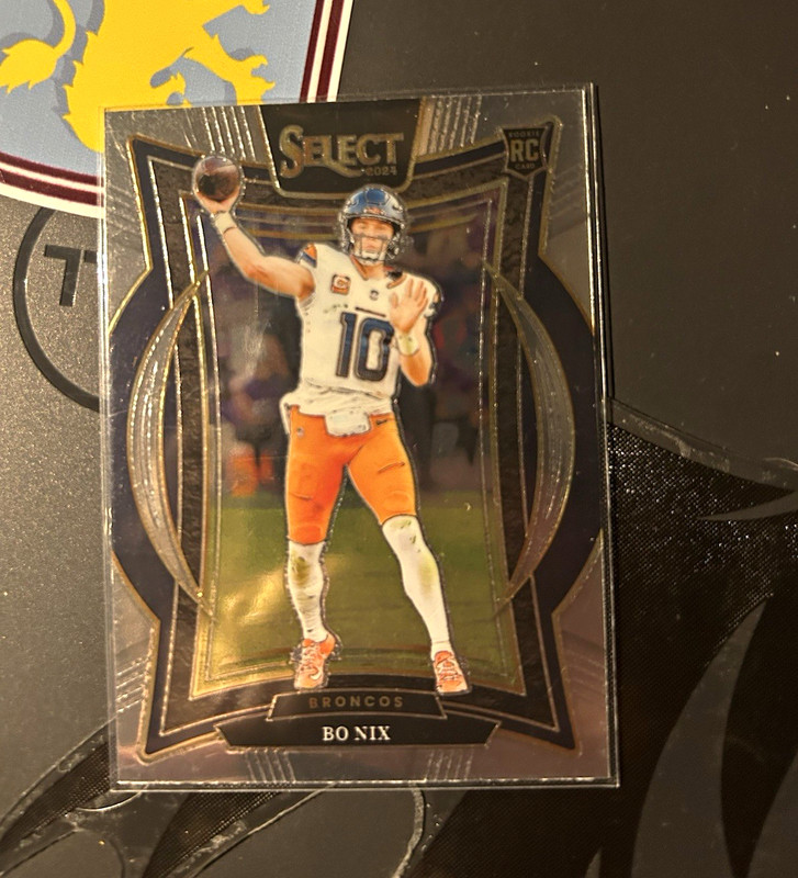 Panini Select 2024 Bo Nix Rookie Concourse #30 Denver Broncos Football Card