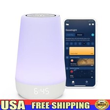 Baby Sound Machine Night Light Sleep Trainer Routine Time-to-Rise Alarm Clock US