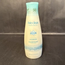 Live Clean, Hydrating Shampoo, Fresh Water, 12oz FULL SIZE, New