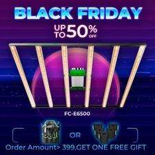 Mars Hydro Smart FC-E6500 730w Led Grow Light Fit 5x5ft Full Spectrum Plant Lamp