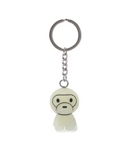 A BATHING APE GLOW IN THE DARK BABY MILO KEYCHAIN H1.57 inch BAPE Japan