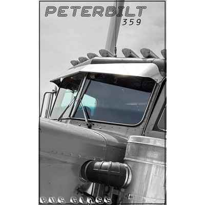 2 Piece Window Bus Glass For Peterbilt 359 #pft-bg-359