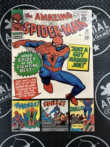 Amazing Spider-Man #38 1966 Marvel Comics 2nd Cameo Mary Jane Steve Ditko 6.0 FN