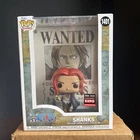 Funko Pop! One Piece Shanks Wanted Poster 1401 - 2024 C2E2 Shared Sticker