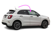 Fits: 16-2023 Fiat/Chrysler 500X 4D Passenger Side Right Front Door Window Glass