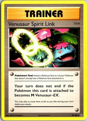 Venusaur Spirit Link 89/108 Uncommon Evolutions Pokemon Moderately Played