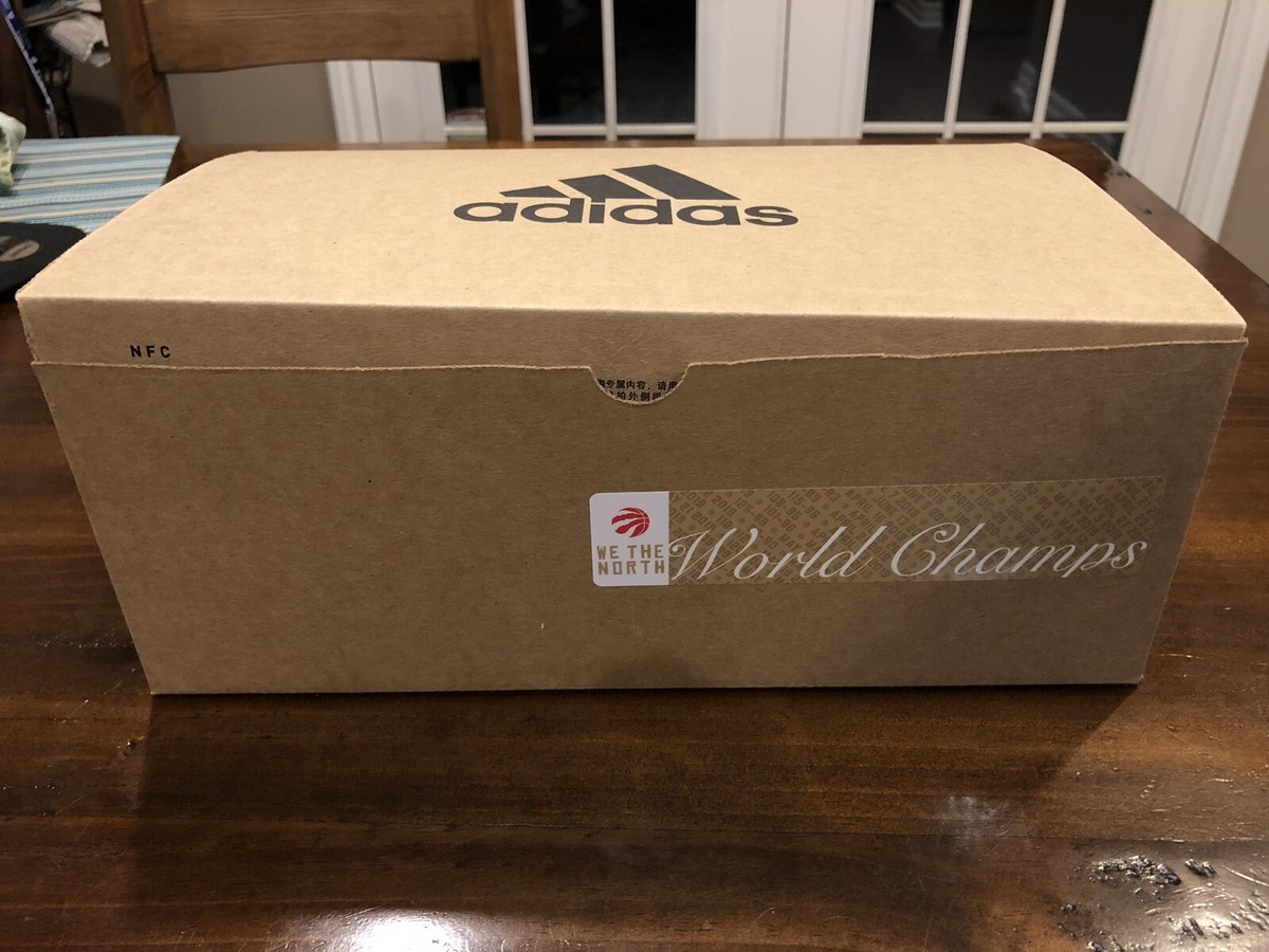 NEW Toronto Raptors Adidas AM4 World Champs Shoes Limited Edition