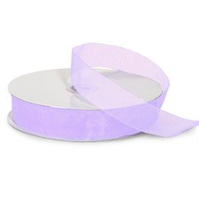 5/8" Wide Orchid Purple Sheer Organza Ribbon - 25 Yards 00474