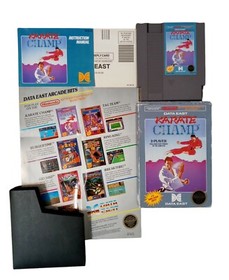 Karate Champ Nintendo Entertainment System Game NES 1986 Original Japan Data 