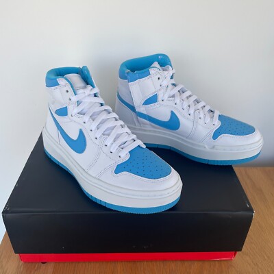 Nike Air Jordan 1 Elevate High Blue/White Damen UK 5,5 - Brandneu