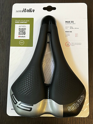 Selle Italia Max S5 Superflow 180x255mm L3 Alloy Rail Road Saddle