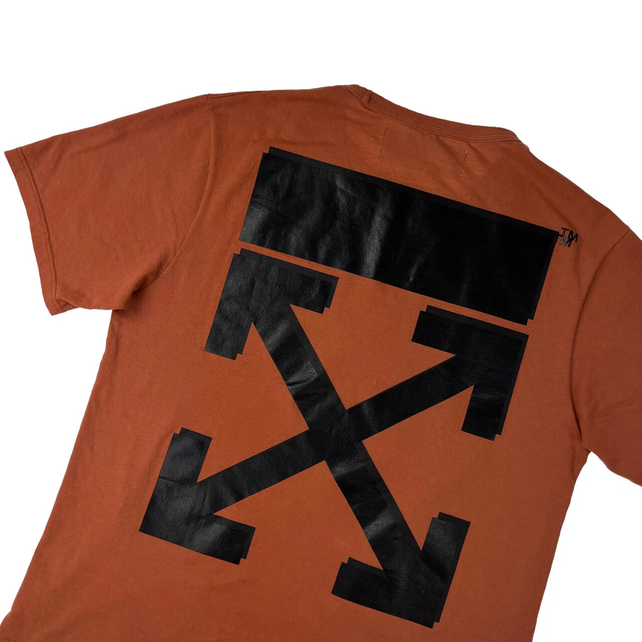 OFF WHITE T Shirt Terracotta x Champion bianco sporco