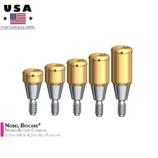 Locator Tapered Abutment for Nobel Active Biocare Conical Connection NP/RP 1-5mm