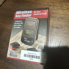 Wireless Key Finder Beep Locator 50 foot Range Color Coded Chain