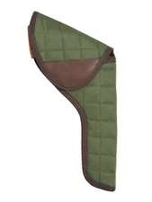 New Barsony Woodland Green Concealment Flap Holster for 6" Revolvers