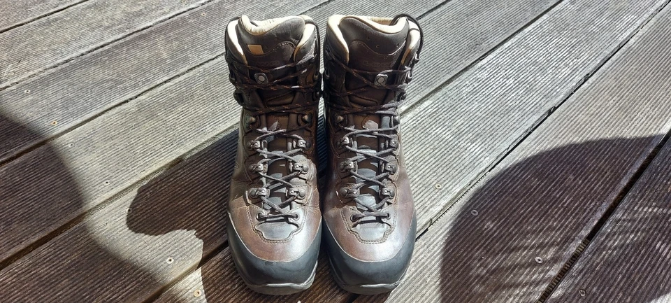 LOWA Camino LL Wanderschuhe Herren, dunkelgrau/schwarz, EU 46