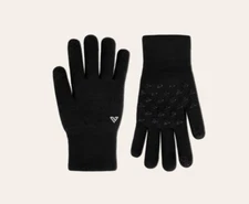Vessi Forecast Black Unisex Gloves Waterproof Touchscreen Compatible - Large
