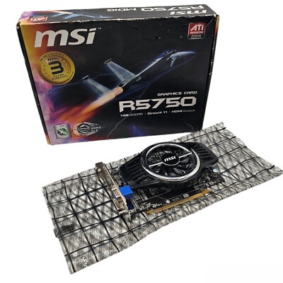 MSI ATI Radeon Premium Graphics GPU R5750-MD1G 1GB HDMI GDDR5 DirectX 11 Tested