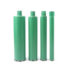 4pcs Wet Diamond Core Drill Bit for Drilling Concrete Brick 1.73" 2.5" 3.5" 4.4"