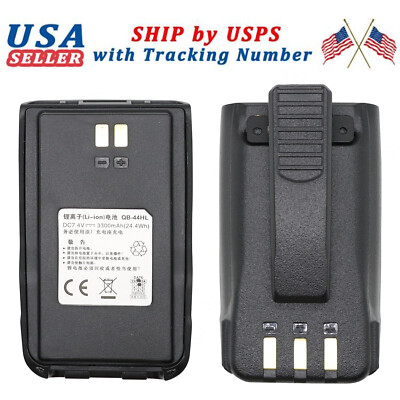 QB-44hl Replacement Battery For AnyTone AT-D878UVII Plus Two Way Radio