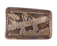 Vintage Toughskins Metal Belt Buckle Children s Western 1970s Sears Roebuck