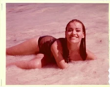 Claudine Auger Breathtaking Pin Up Thunderball James Bond Original Transparency