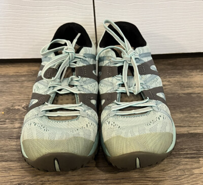 Merrell Siren Hex Q2 Hiking Shoes Sz Aqua Blue