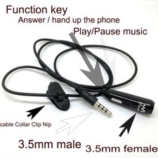 3.5mm Stereo Headset Earphones socket mic for phone iphone samsung sony htc lg